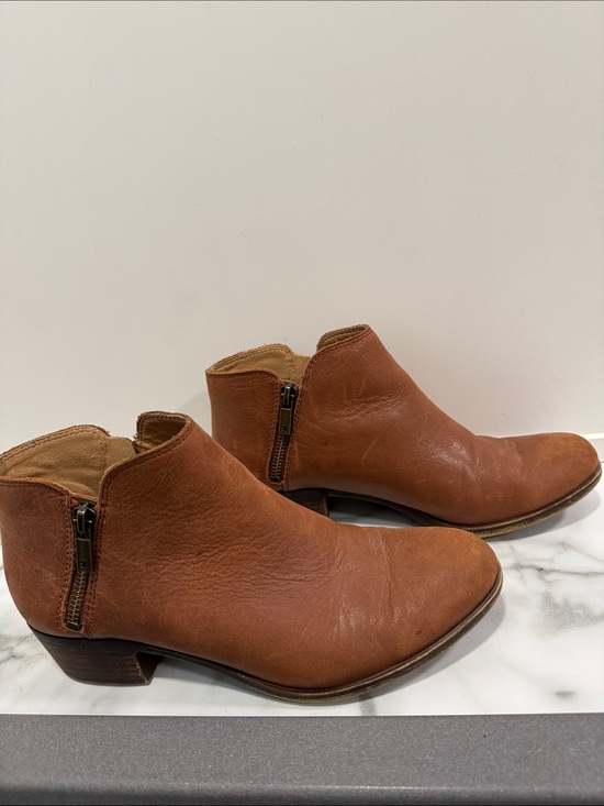Lucky Brand Shoes - LUCKY BRAND Toffee Leather Basel Booties Women’s Size 7.5